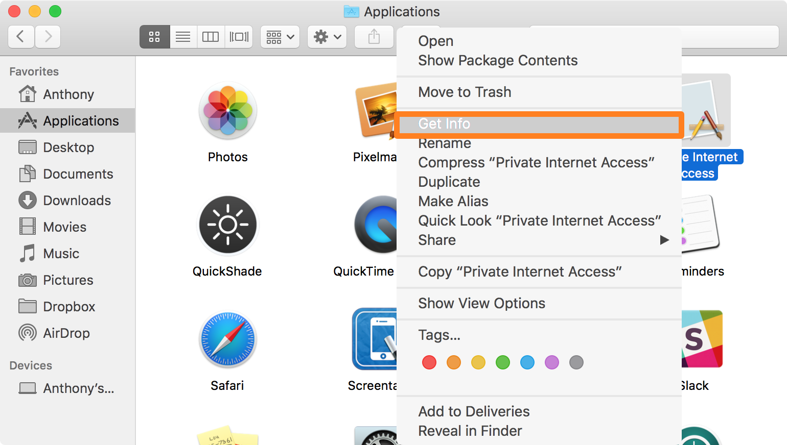 How to change app icon mac sierra 10.13